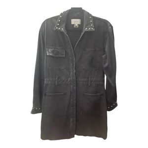 Current Elliott Debbie Dress Black Denim Dress Size 2